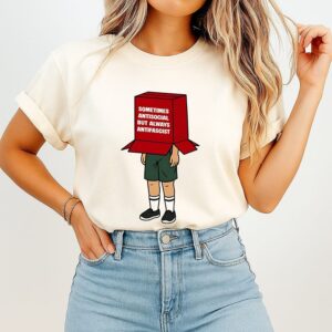 Sometimes Antisocial But Always Antifascist T-Shirt