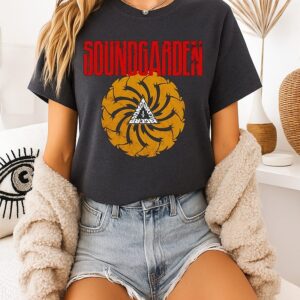 Soundgarden Badmotorfinger Logo Grunge Rock Band T-Shirt