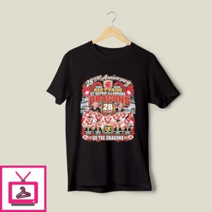 St. George Illawarra Dragons 28 Years Anniversary Go The Dragons T-Shirt