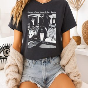 Support Your Local X-Ray Techs Raccoon T-Shirt