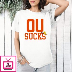 Texas Longhorns Ou Sucks Logo T-Shirt