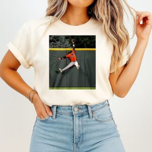The Catch Colton Cowser Baltimore Orioles T-Shirt