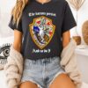 The Horrors Persist And So Do I Rabbit And Snail Medieval Shield T-Shirt