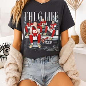 Thug Life San Francisco Football Game Day Retro T-Shirt
