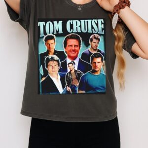 Tom Cruise Collage Actor Hollywood Movie Star T-Shirt
