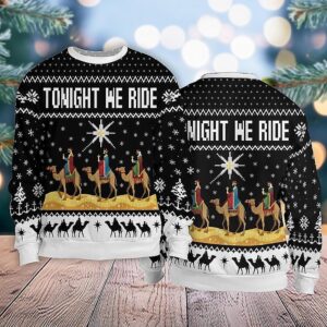 Tonight We Ride Ugly Christmas Sweaters, Three Wise Men Shirt