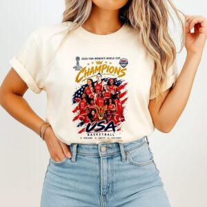 USA 2026 Fiba Women’s World Cup Champions Dreams Unti Victory Graphic T-Shirt