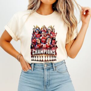 USA Basketball Fiba Women’s World Cup Champions ’26 12 Time Trophy T-Shirt