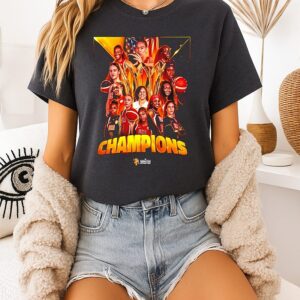 USA Women’s Basketball National Team World Champions Fiba World Cup Germany 2026 Poster T-Shirt