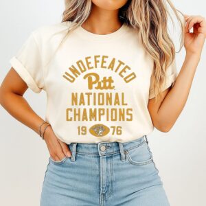 Undefeated Pitt Panthers Arch National Champions 1976 T-Shirt