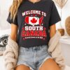 Welcome To South Canada Political Satire Map T-Shirt