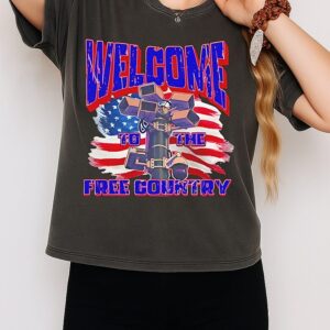 Welcome To The Free Country Retro T-Shirt