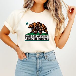 World Of Warcraft Azeroth Forever Smokey Bear T-Shirt