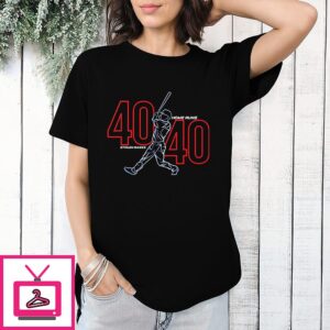 40 Stolen Bases 40 Home Runs Pca T-Shirt