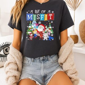 A Bit Of A Misfit Rudolph The Red-Nosed Reindeer Christmas Characters T-Shirt