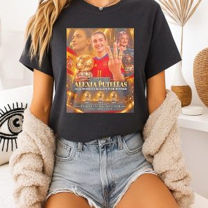Alexia Putellas Women’s Ballon D’or 2026 Winner T-Shirt