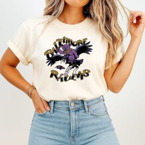 Baltimore Ravens NFL X Grateful Dead The Flock T-Shirt