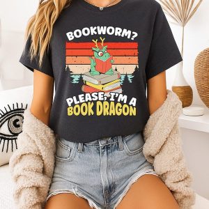 Bookworm Please I’m A Book Dragon T-Shirt