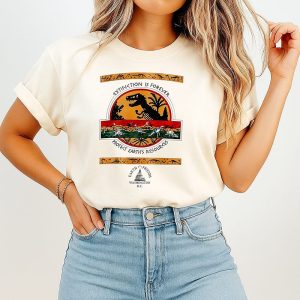Brendan Yates Extinction Is Forever Protect Earth’s Resources Dinosaur T-Shirt