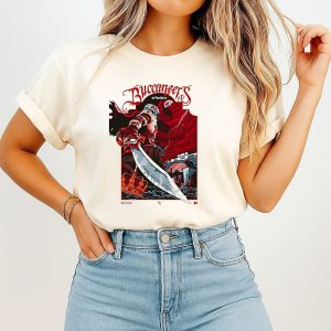 Buccaneer At Panthers Sunday Otc 25 2026 T-Shirt