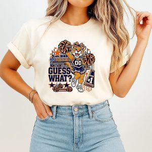 Cheerleader Tiger Mascot Guess What Go Team T-Shirt T-Shirt
