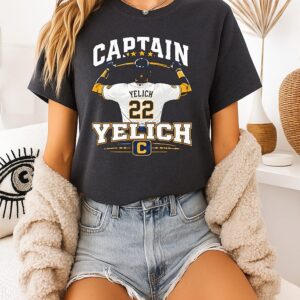 Christian Yelich Captain Milwaukee Brewers Our Captain Yelich T-Shirt