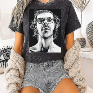 Chuck Close Smoking Retro T-Shirt
