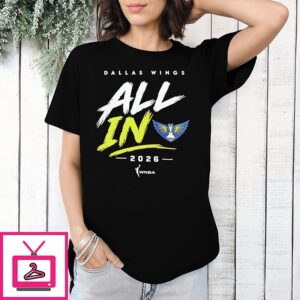 Dallas Wings 2026 Wnba Playoffs All In T-Shirt