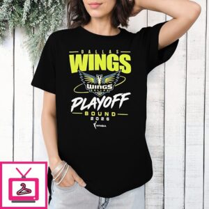 Dallas Wings 2026 Wnba Playoffs Bound Logo T-Shirt