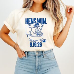 Delaware Hens Win September 19 2026 Game Day Football T-Shirt