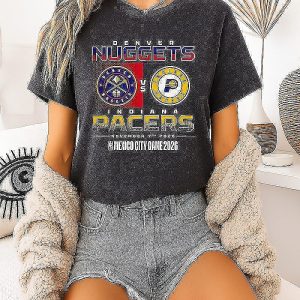 Denver Nuggets Vs. Indiana Pacers 2026 NBA Global Games Mexico City T-Shirt