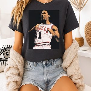 Derrick Rose Chicago Bulls Number 1 Jersey T-Shirt