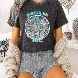 Dissolve Ice Diablo Macabre Skeleton T-Shirt