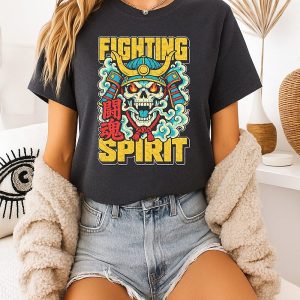 Fighting Spirit Illustration T-Shirt
