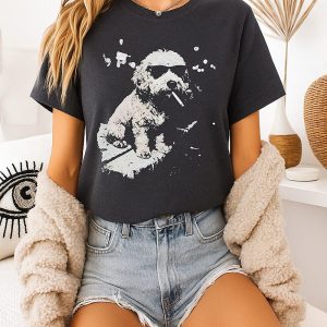 Funny Dog Smoking Goldendoodle T-Shirt