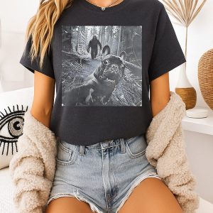 Funny French Bulldog In The Forest T-Shirt
