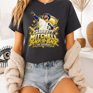 Garrett Mitchell Back-To-Back The Milwaukee Brewers 2026 World Series T-Shirt
