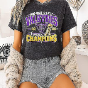 Golden State Valkyries 2026 Wnba Champions Gold Trophy T-Shirt