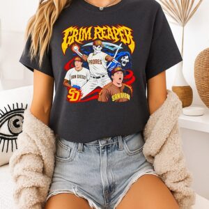 Grim Reaper San Diego Padres Baseball Bootleg T-Shirt
