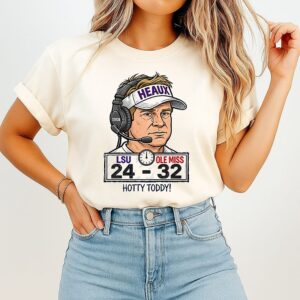 Hotty Toddy Ole Miss Vs Lsu Lane Kiffin 24-32 T-Shirt