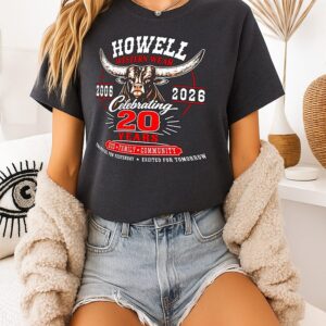 Howell Western Wear 20 Years 2006 2026 T-Shirt