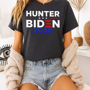 Hunter Biden 2028 Campaign Style US Politics Graphic T-Shirt