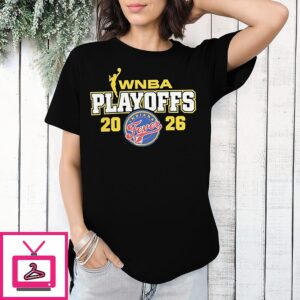 Indiana Fever 2026 Wnba Playoffs Logo T-Shirt