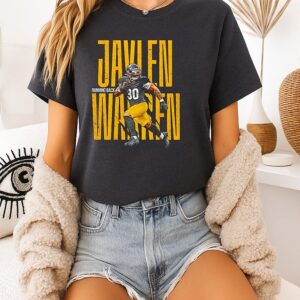 Jaylen Warren Pittsburgh Steelers Running Back Player Name T-Shirt