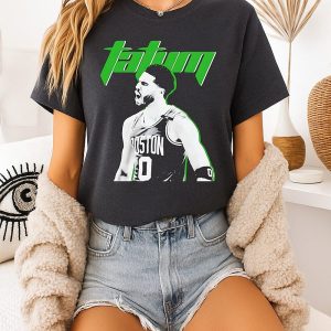 Jayson Tatum Boston Celtics Number 0 Player T-Shirt