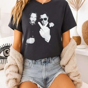 John Wick & Caine Middle Finger T-Shirt