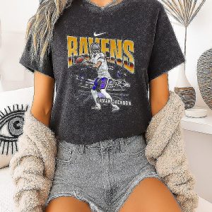 Lamar Jackson Baltimore Ravens Player 2026 T-Shirt