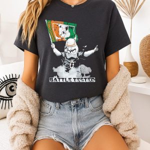 Miami Hurricanes Mascot Battle Tested T-Shirt