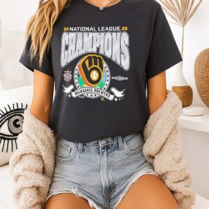 Milwaukee Brewers 2026 Nlcs Champions Arch Cloud T-Shirt