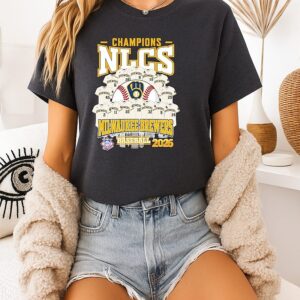 Milwaukee Brewers 2026 Nlcs Champions Jersey T-Shirt